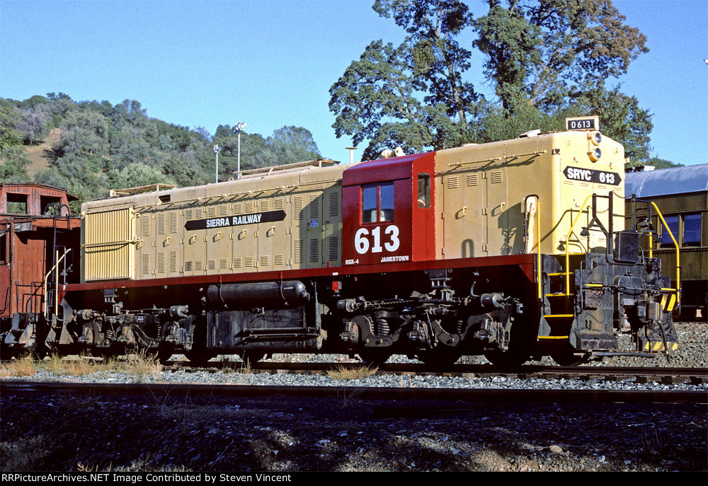 Railtown's Sierra Railway Alco MRS1 #613